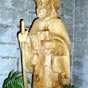 Dijon, église Saint-Michel : statue en bois de 2005.
